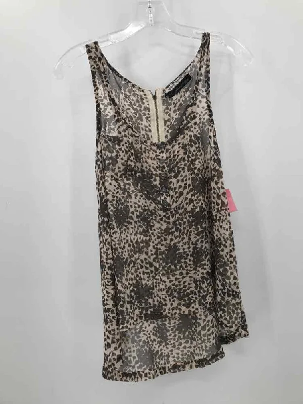 Pre-Owned Patterson J Kincaid Ivory Size Small Tank Top essential tank top