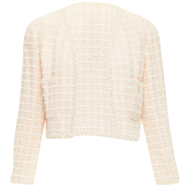Chanel cotton tweed cropped jacket Quilted Jacket Puffer Jacket Insulated Jacket