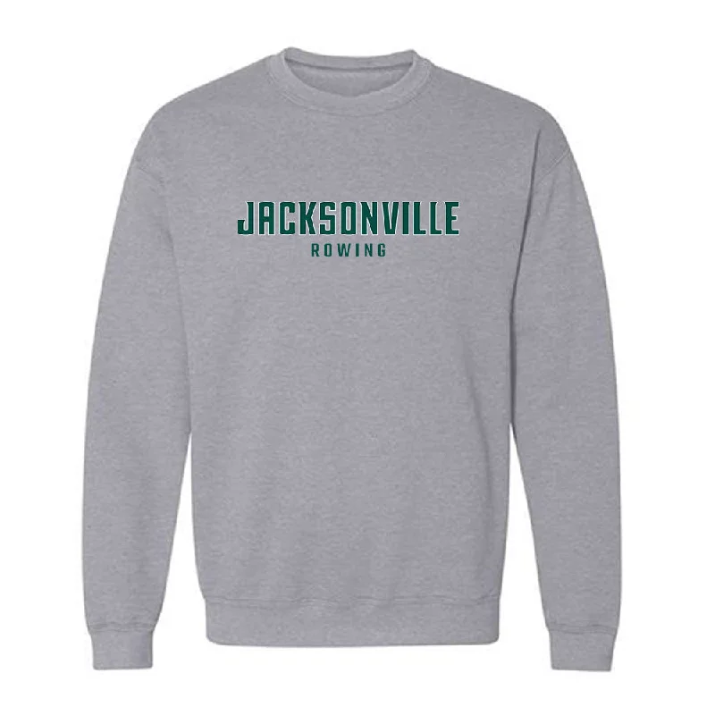 Jacksonville - NCAA Women's Rowing : Kennedy Rowley - Classic Shersey Crewneck Sweatshirt Hoodie with Front Slit Layering Stylish