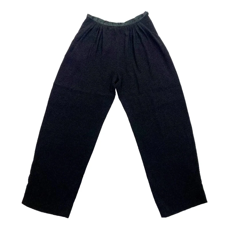 Studio 0001 Gianfranco Ferré Women's Trousers | Vintage Designer Black GB 12 VTG Trousers Striped Patterned Studio 0001 Gianfranco Ferré Women's Trousers | Vintage Designer Black GB 12 VTG Trousers Striped Patterned