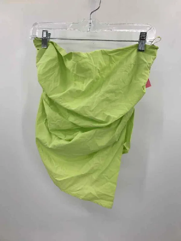Pre-Owned Zara Green Size Large Strapless Tank loose fit tank