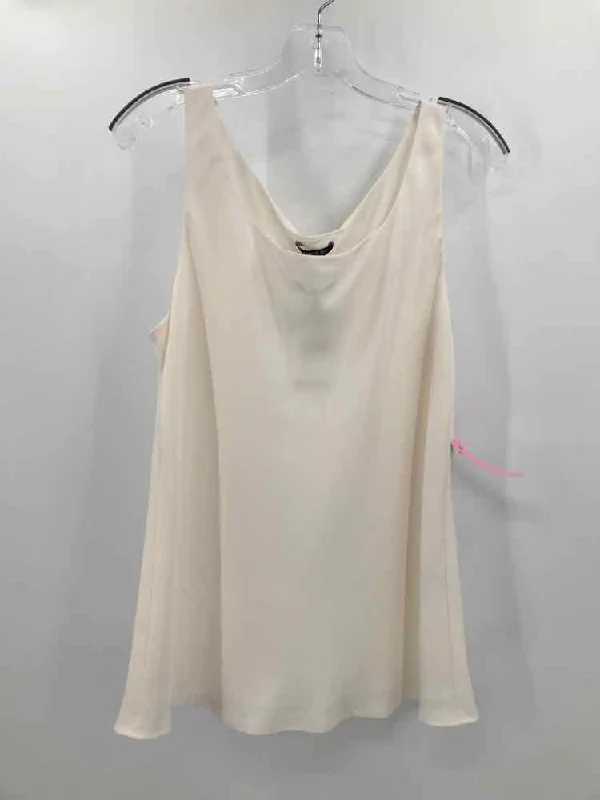 Pre-Owned Lafayette 148 White Size 12 Tank Top turquoise tank top