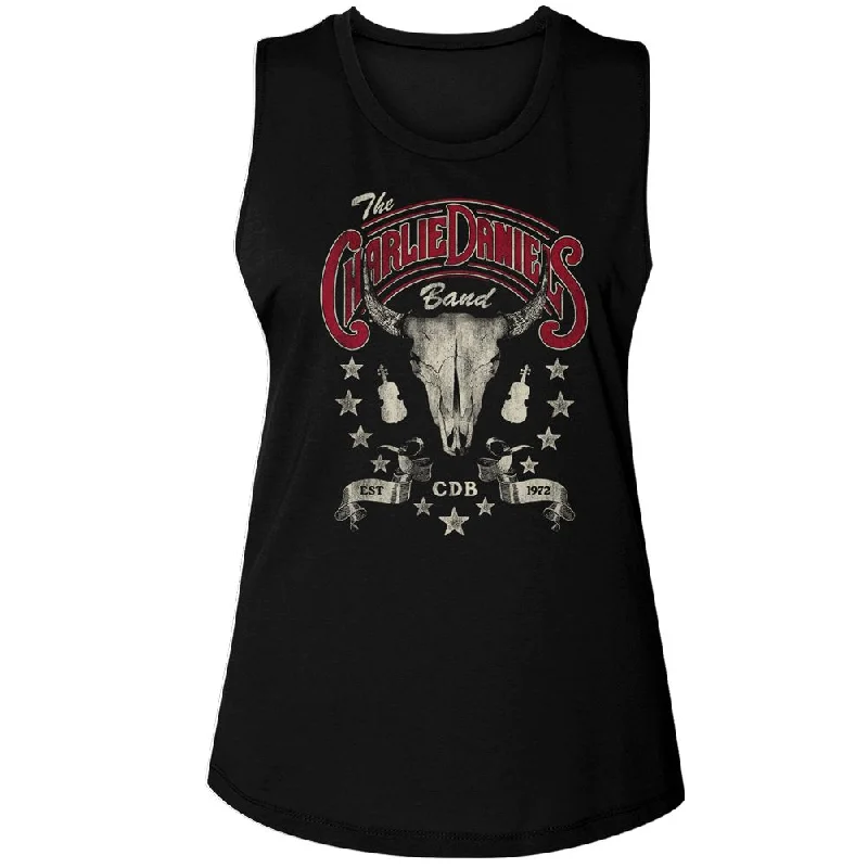 CHARLIE DANIELS BAND Tank Top, Est 1972 gym tank top