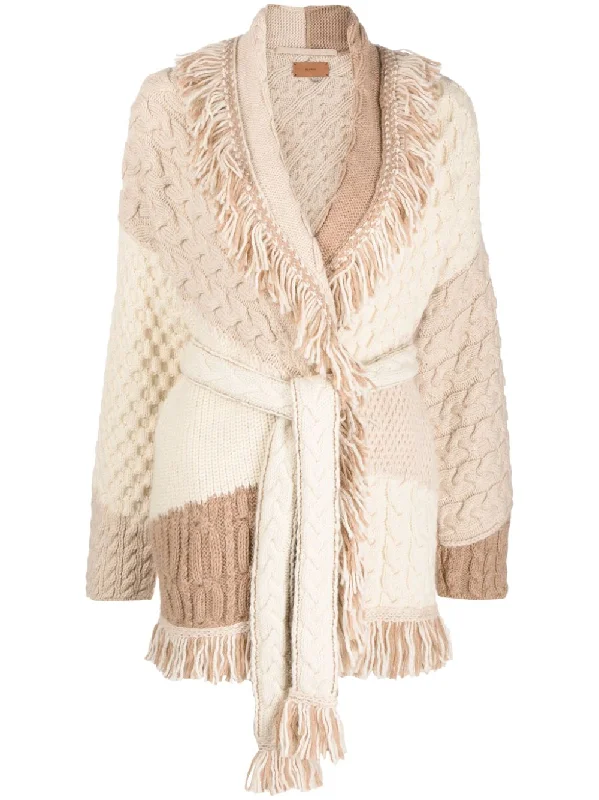 Alanui Women's Sweaters Beige Bright Pastel Dark