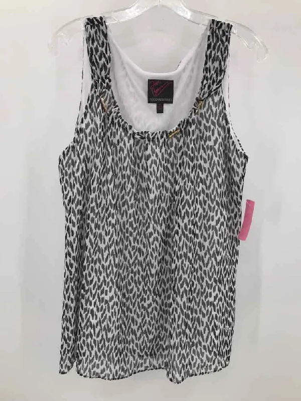 Pre-Owned Love Carson Black Size XL Tank Top vintage tank top