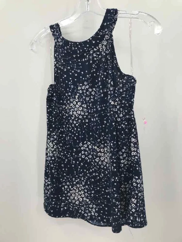 Pre-Owned Fortune & Ivy Navy Size Small Tank Top crew neck tank