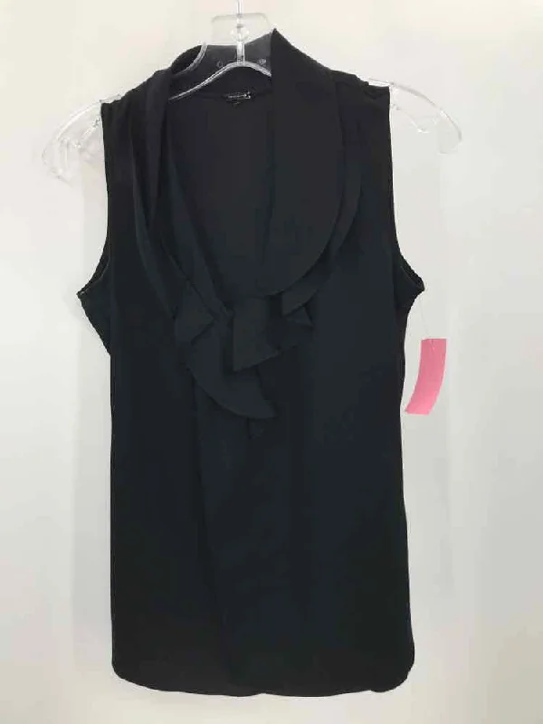 Pre-Owned Elie Tahari Black Size XS Tank Top lavender tank top