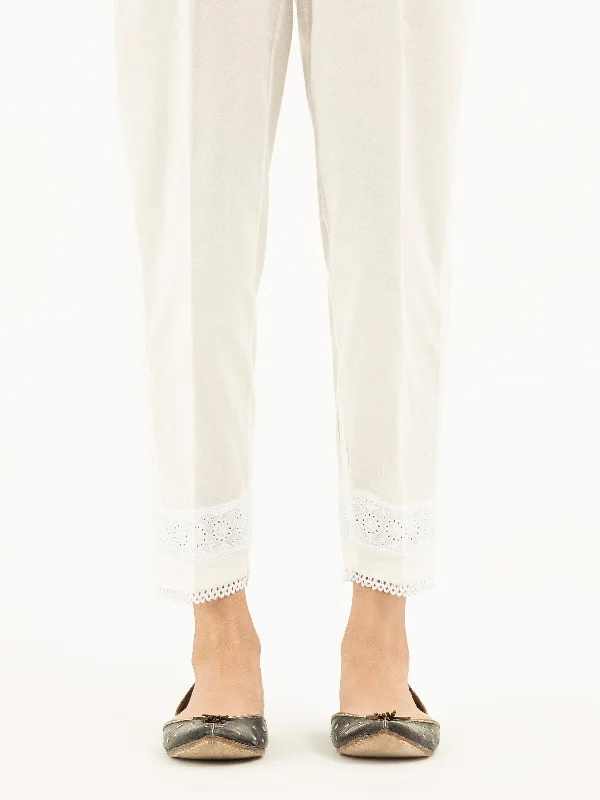 Embroidered Cambric Trousers(Pret) Trousers Winter Warm