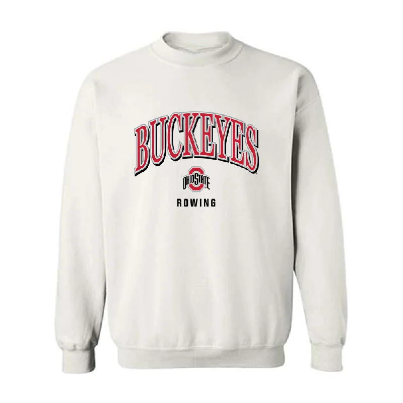 Ohio State - NCAA Women's Rowing : Eliana Bujwalo-Nowak - Classic Shersey Crewneck Sweatshirt Hoodie with Velcro Closure Adjustable Secure