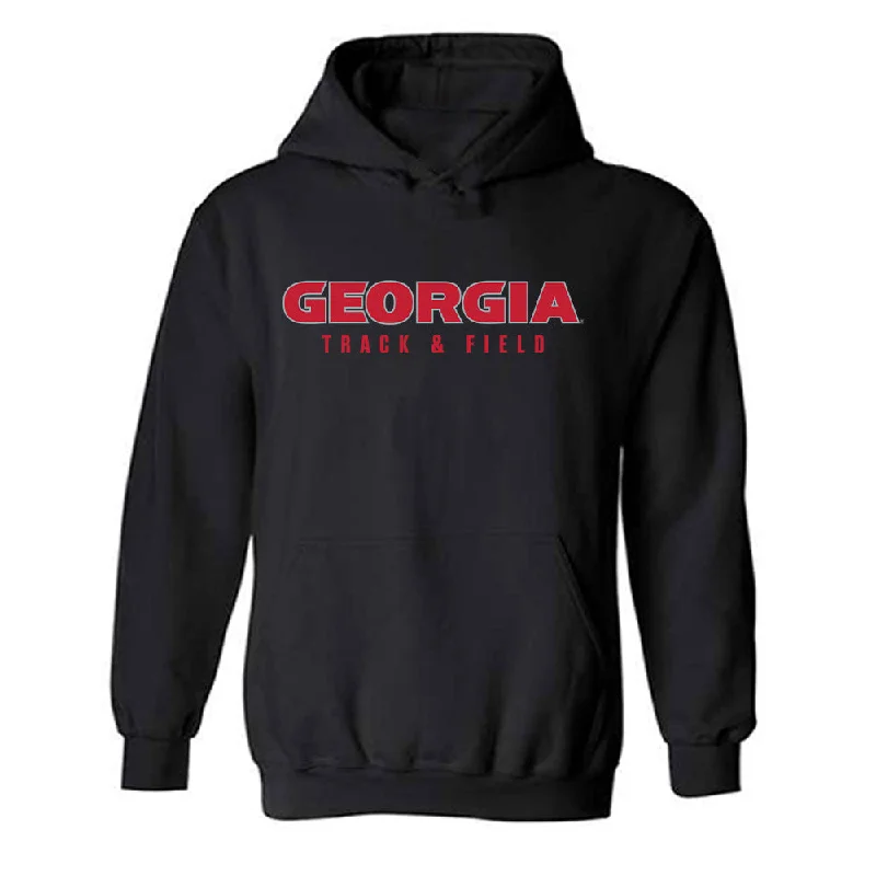 Georgia - NCAA Women's Track & Field : T'oni Birden - Classic Shersey Hooded Sweatshirt Hoodie with Hem Ribbing Snug Secure