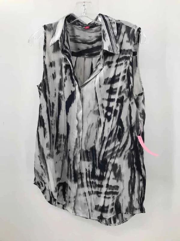 Pre-Owned Vince Camuto Grey Size 4 Tank Top soft pink tank
