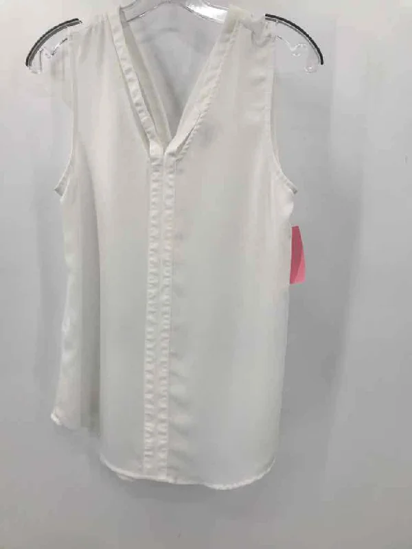 Pre-Owned Simply Noelle Ivory Size Small Tank Top beige tank top