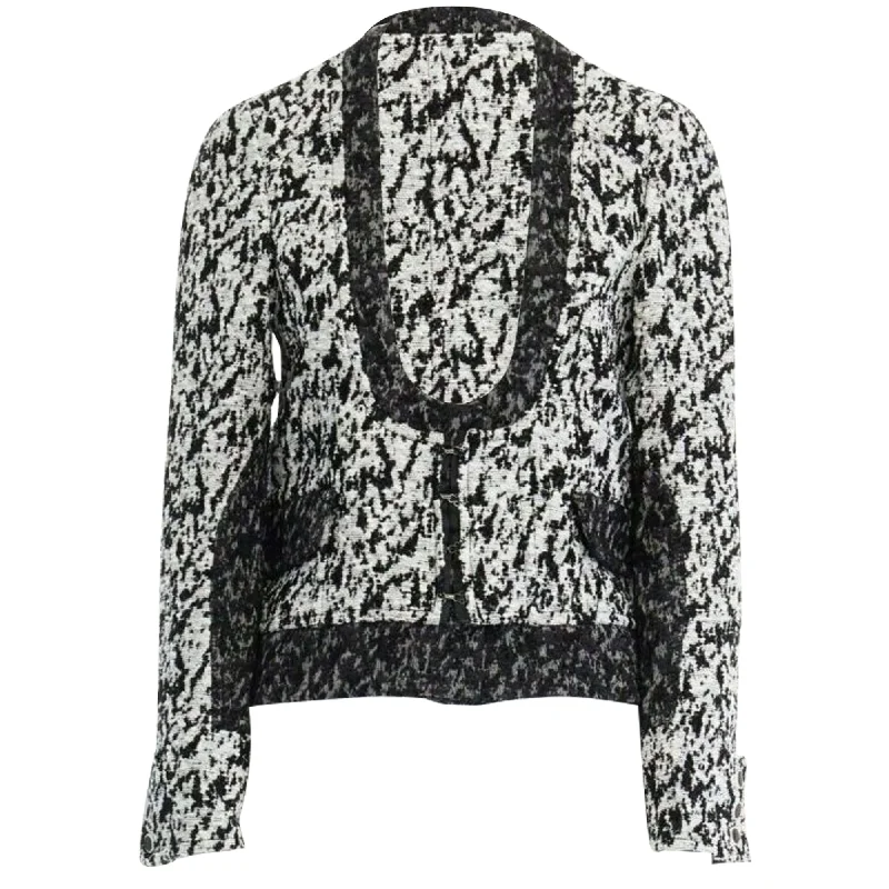 Proenza Schouler boucle hook eye cropped jacket Mesh Jacket Canvas Jacket Denim Jacket Proenza Schouler boucle hook eye cropped jacket Mesh Jacket Canvas Jacket Denim Jacket