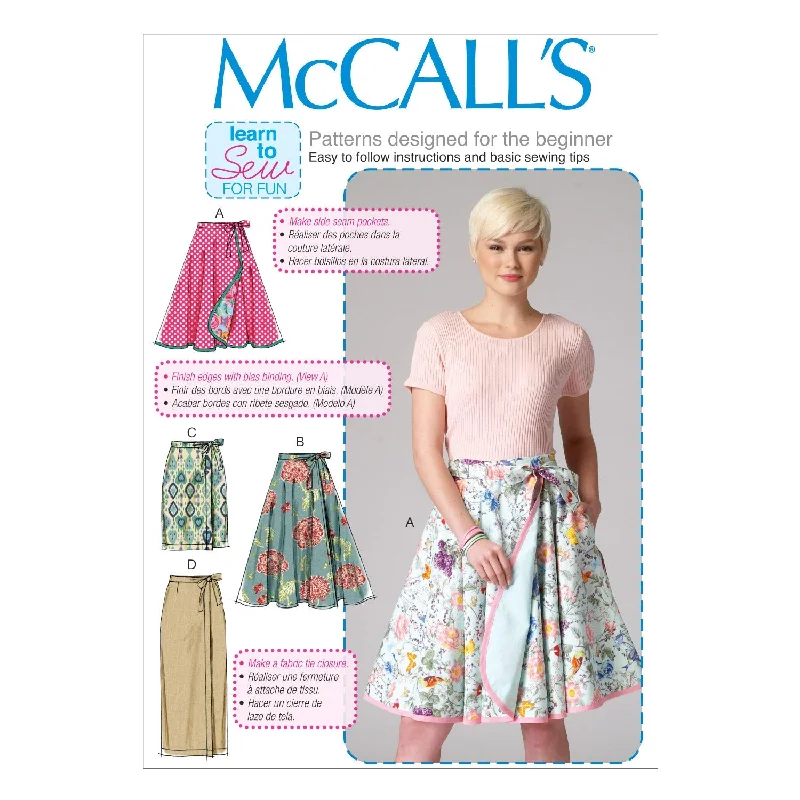 McCall's Pattern M7129 Misses' Skirts wool skirt sturdy