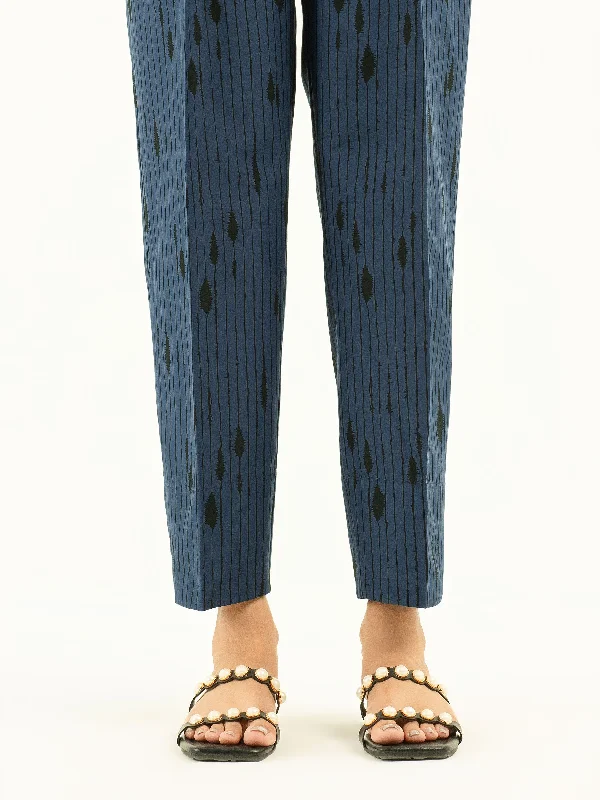 Printed Cambric Trousers Trousers fashionable chic