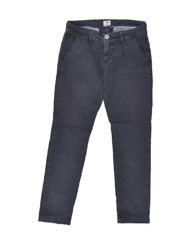 NORTH SAILS Womens Skinny Chino Trousers W28 L27 Navy Blue Cotton Trousers Fleece Cozy NORTH SAILS Womens Skinny Chino Trousers W28 L27 Navy Blue Cotton Trousers Fleece Cozy