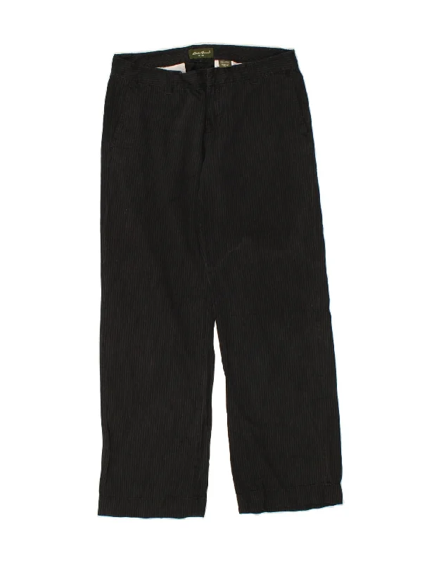 EDDIE BAUER Womens Petite Chino Trousers US 6 Medium W30 L28 Black Trousers Mesh Breathable EDDIE BAUER Womens Petite Chino Trousers US 6 Medium W30 L28 Black Trousers Mesh Breathable