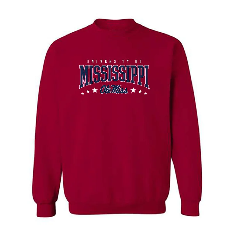 Ole Miss - NCAA Women's Track & Field : Akaomachukwu Odeluga - Fashion Shersey Crewneck Sweatshirt Hoodie with Drawstring Waist Adjustable Fitted