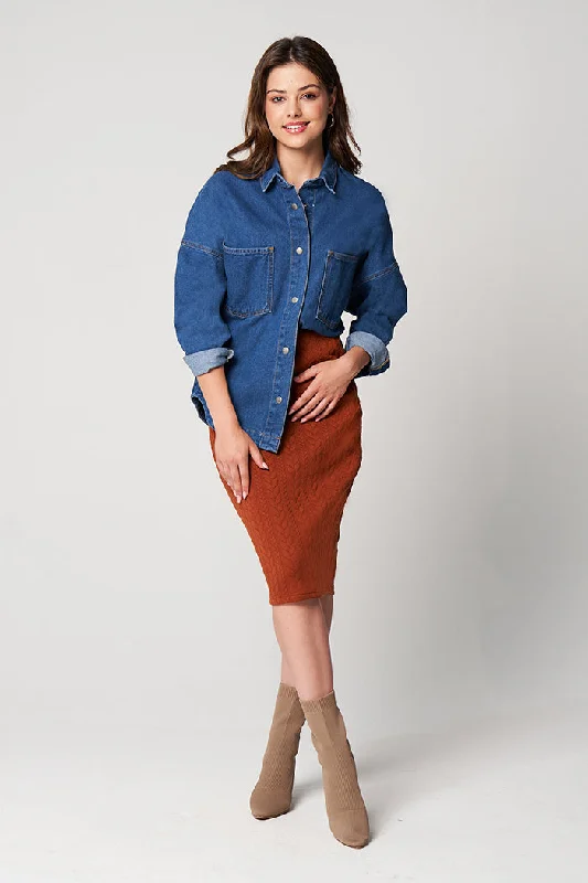 Midi Skirt casual skirt length