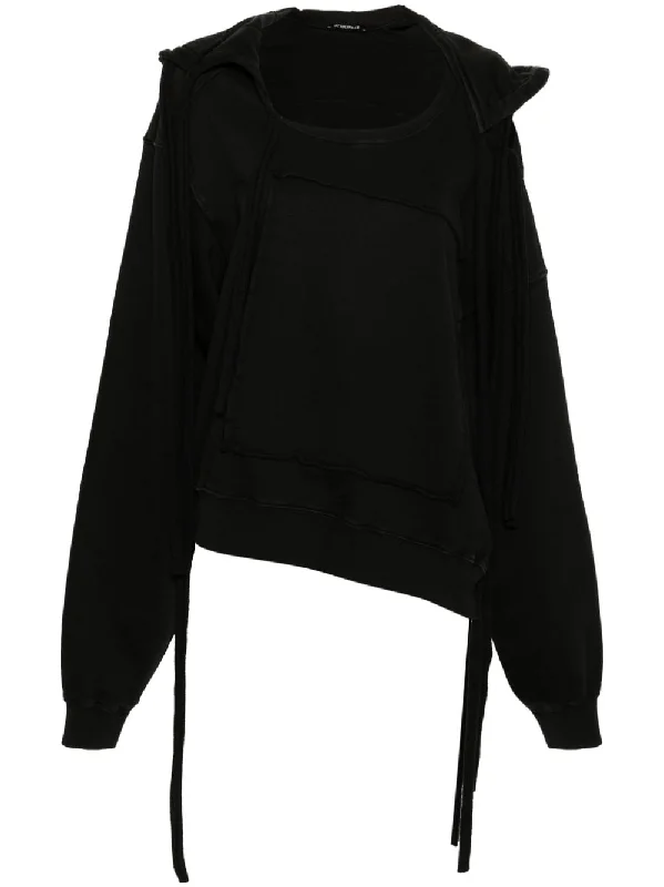 Ottolinger Women's Sweaters Black Long Sweater Short Sweater Cropped Sweater
