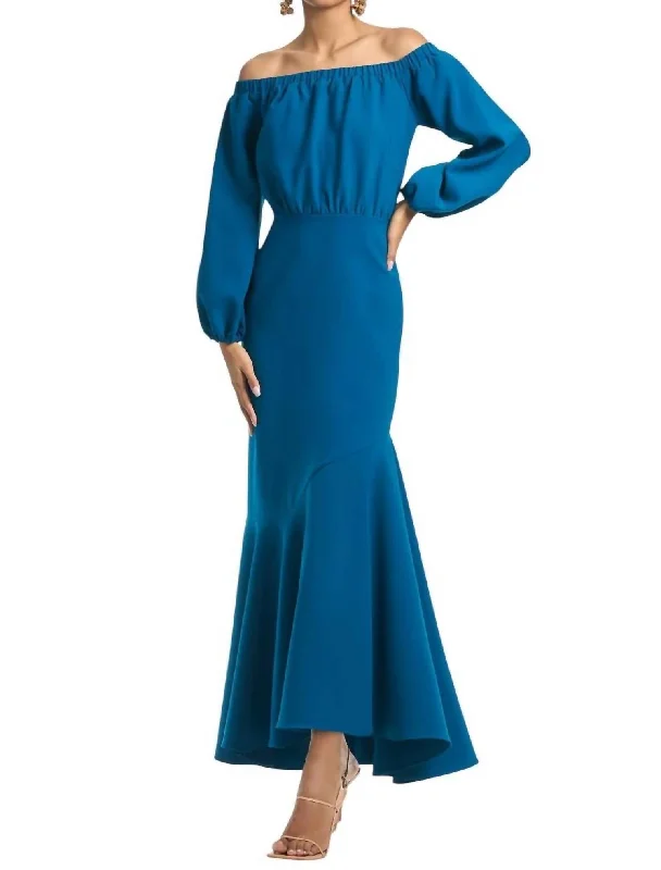 Kai Dress In Moroccan Blue