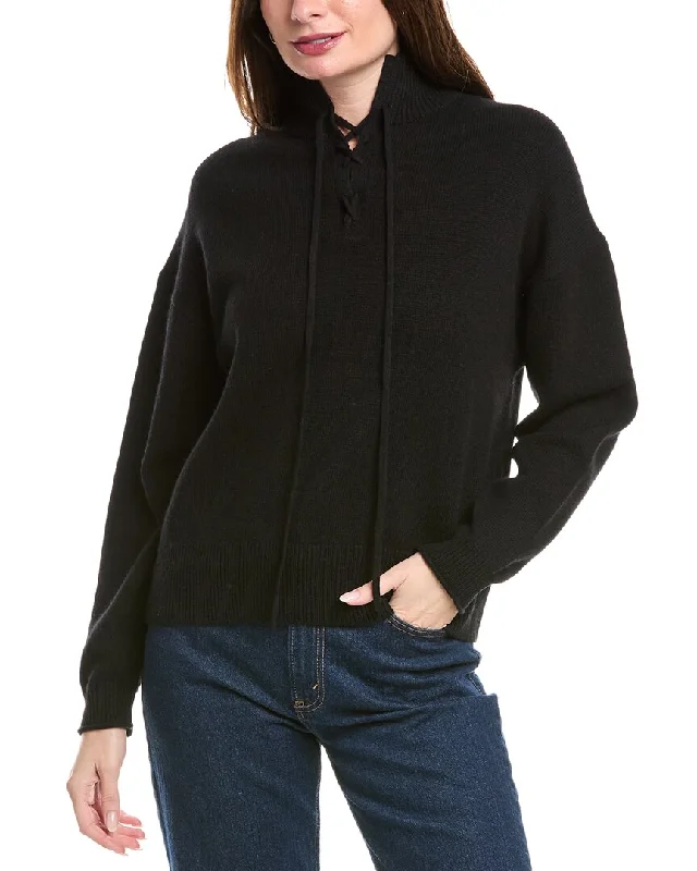 Theory Cashmere Sweater Cashmere Blend Cotton Blend Poly Blend