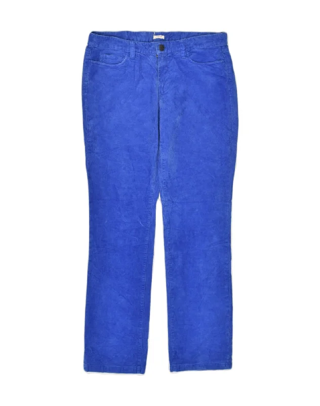 J. CREW Womens Matchsticks Slim Corduroy Trousers W30 L32 Blue Cotton Trousers Palazzo Wide Leg J. CREW Womens Matchsticks Slim Corduroy Trousers W30 L32 Blue Cotton Trousers Palazzo Wide Leg