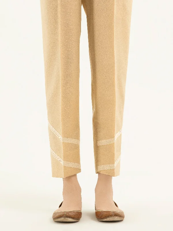 Dyed Crepe Trousers(Pret) Trousers Polka Dot Cute