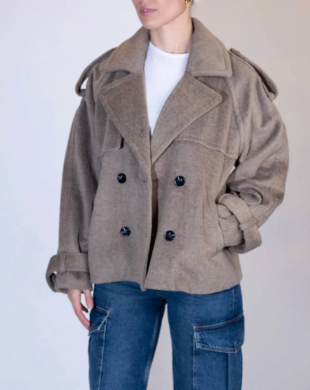 Olwen Jacket In Brown Denim Jacket Leather Jacket Suede Jacket