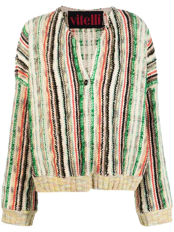 Vitelli Women's Sweaters Multicolour Hooded Caped Shawl Collar