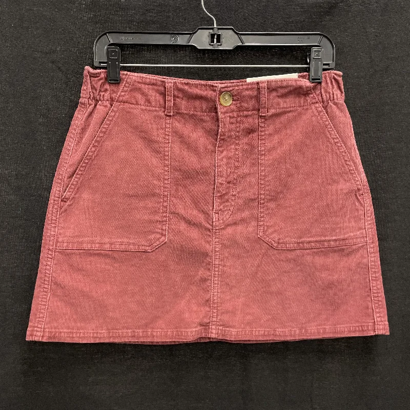 NWT Wmns AMERICAN EAGLE Dark Blush Pink Corduroy High Rise Short Skirt Sz 8 summer skirt style NWT Wmns AMERICAN EAGLE Dark Blush Pink Corduroy High Rise Short Skirt Sz 8 summer skirt style