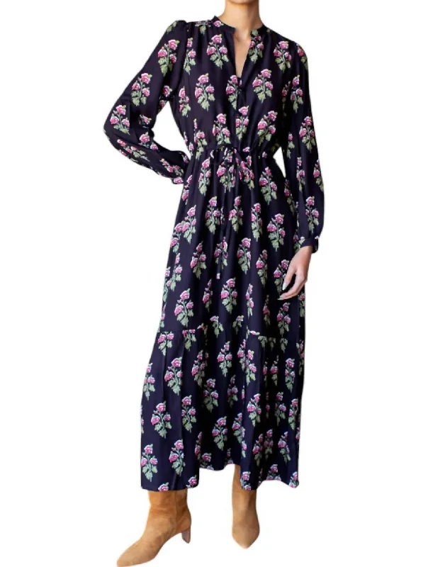 Frances Dress In Wineberry