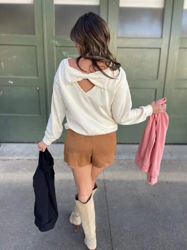 Hazel Blues® | PREORDER: Bow Back Sweatshirt in Three Colors Hoodie with Sequins Glamorous Eye-catching Hazel Blues® | PREORDER: Bow Back Sweatshirt in Three Colors Hoodie with Sequins Glamorous Eye-catching