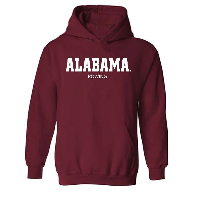 Alabama - NCAA Women's Rowing : Emma Voelkerding - Classic Shersey Hooded Sweatshirt Hoodie with Double Zipper Versatile Adjustable