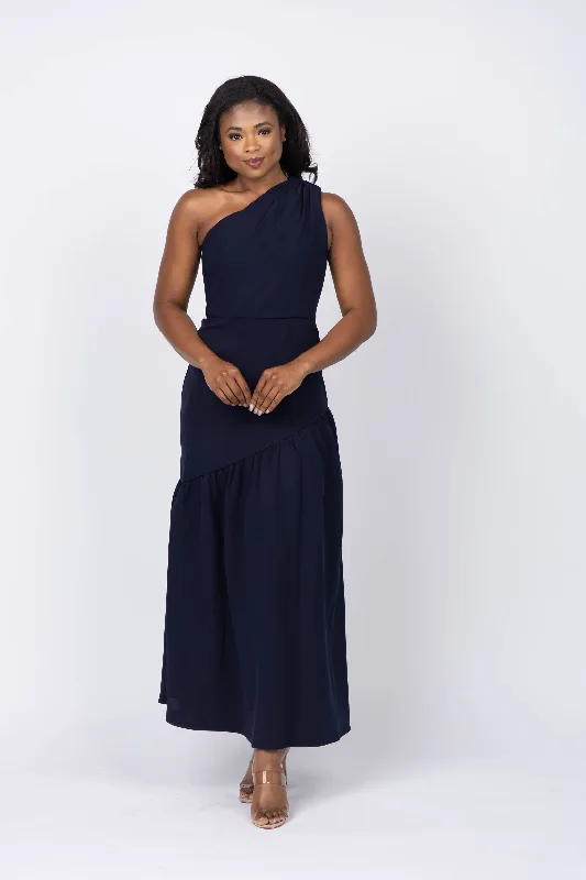 Shoshanna Kora Dress in Navy