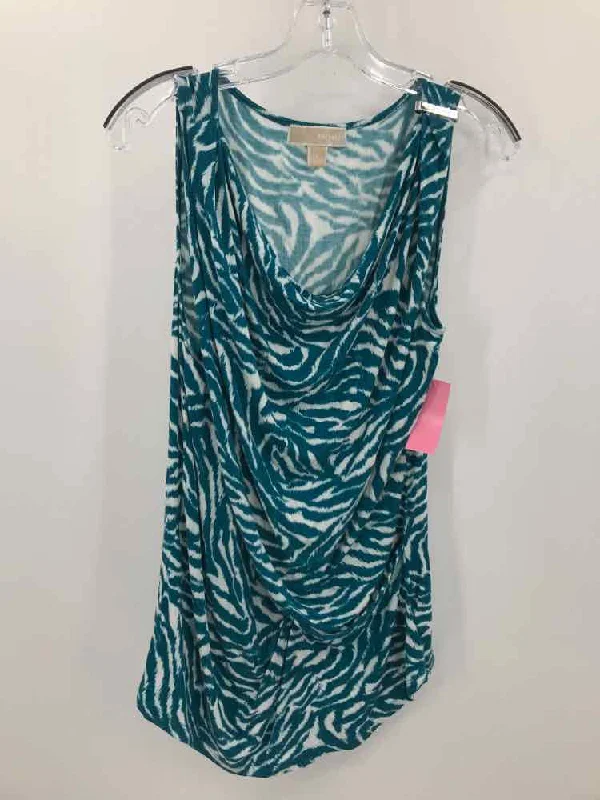 Pre-Owned MICHAEL Michael Kors Blue Size Small Tank Top soft pink tank