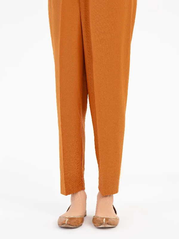 Dyed Khaddar Trouser(Pret) Trousers Harem Relaxed Fit