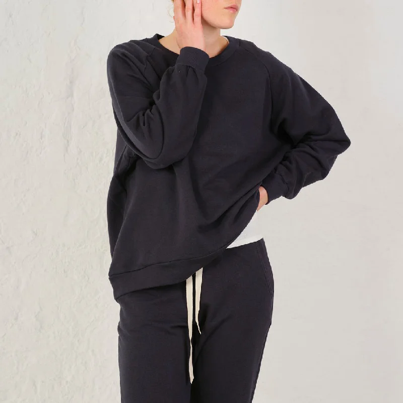 Elliot Organics Oversized Organic Cotton Sweatshirt Hoodie with Pocket Utility Practical