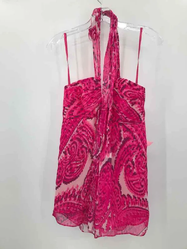 Pre-Owned Milly Pink Size 6 Tank Top flexible tank top