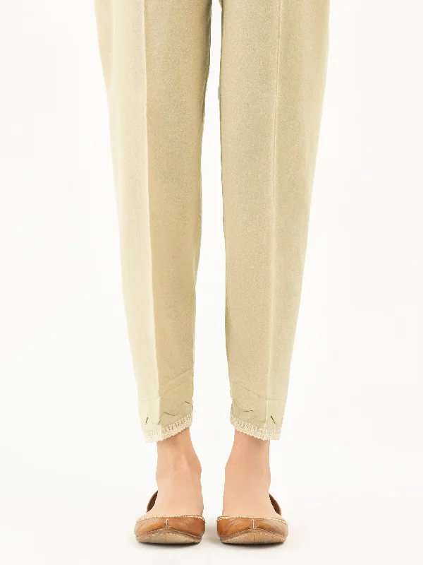 Laced Crepe Trousers Trousers practical easy-care