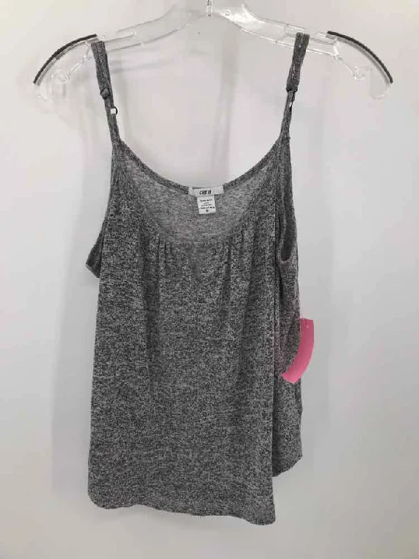 Pre-Owned Bar III Grey Size Small Tank Top neon tank top