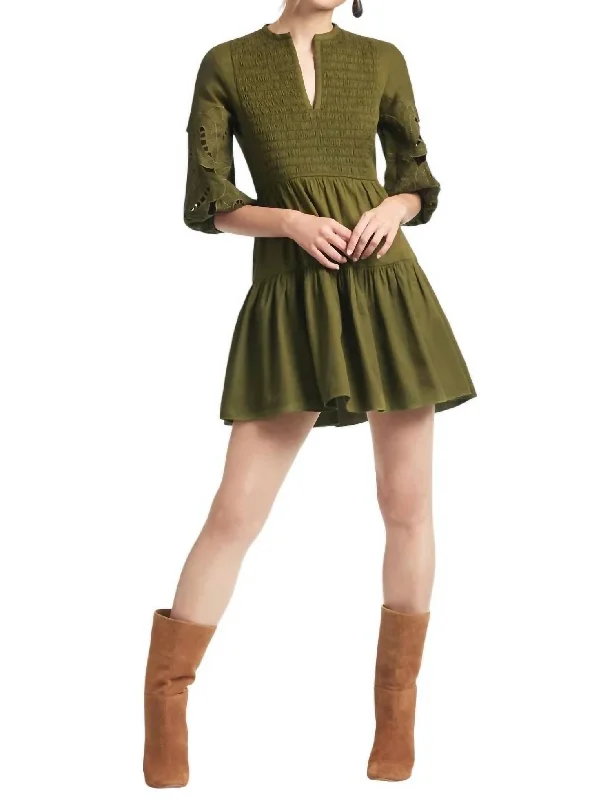 Kendall Dress In Olive