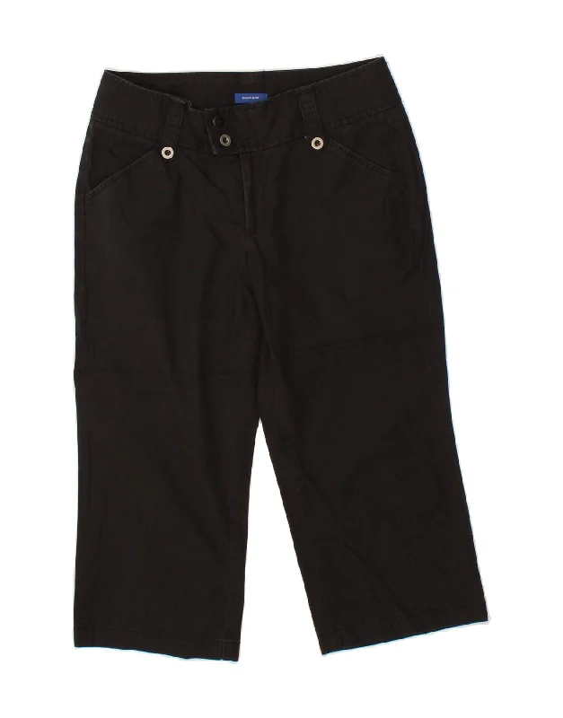 DOCKERS Womens Straight Capri Trousers US 4 Small W27 L20 Black Cotton Trousers Trousers Formal DOCKERS Womens Straight Capri Trousers US 4 Small W27 L20 Black Cotton Trousers Trousers Formal