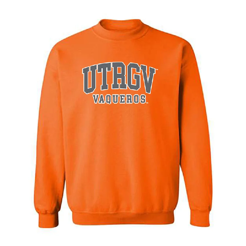 UTRGV - NCAA Women's Track & Field : Ashley Lingueno - Classic Shersey Crewneck Sweatshirt Hoodie with Drop Shoulder Relaxed Streetwear