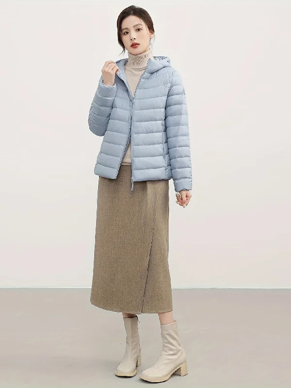 Women's Slant Pockets Long Sleeve Hoodie Coat - Zipper Closure, Casual Warm Puffer Design, Perfect for Winter, Soft and Cozy, Water-Resistant, Versatile and Stylish Hoodie with Fur Luxurious Winter Women's Slant Pockets Long Sleeve Hoodie Coat - Zipper Closure, Casual Warm Puffer Design, Perfect for Winter, Soft and Cozy, Water-Resistant, Versatile and Stylish Hoodie with Fur Luxurious Winter