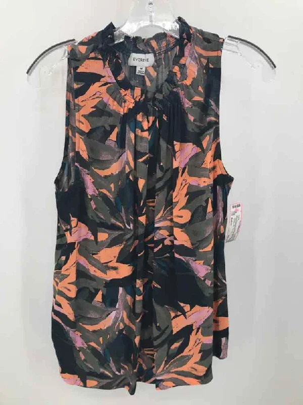 Pre-Owned Evereve Black Size Medium Tank Top cropped tank top