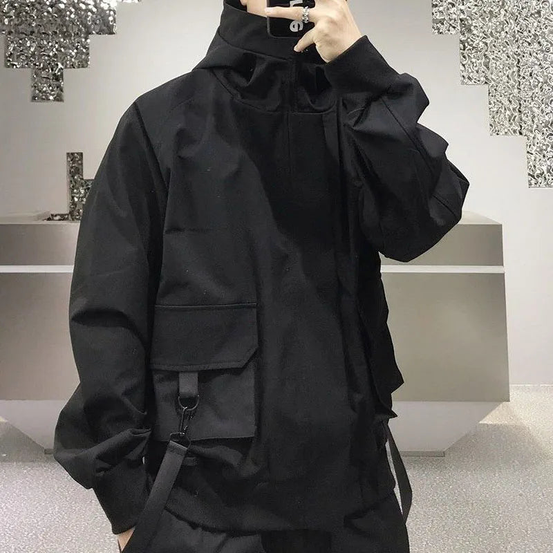 Advbridge Hip Hop Harajuku Women and Men Jacket Streetwear Safari Style Oversized Hooded Autumn Spring Coat Gothic Clothes Techwear Rayon Jacket Velvet Jacket Corduroy Jacket Advbridge Hip Hop Harajuku Women and Men Jacket Streetwear Safari Style Oversized Hooded Autumn Spring Coat Gothic Clothes Techwear Rayon Jacket Velvet Jacket Corduroy Jacket
