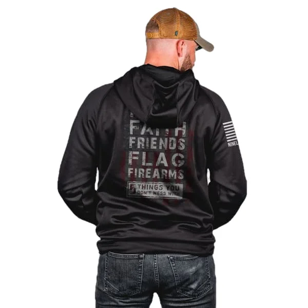 5 Things Tailgater Hoodie by Nine Line Hoodie with Contrast Stitching Detailed Premium