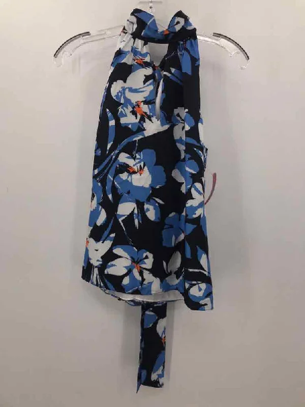 Pre-Owned Milly Navy Size Small Tank Top peach tank top