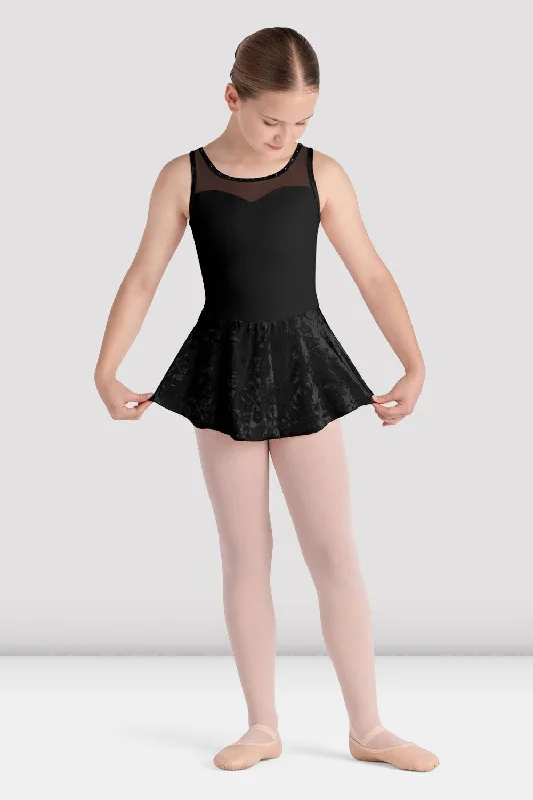 Girls Lulu Tank Skirted Leotard strapless tank top